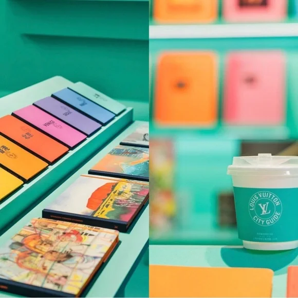 Louis Vuitton Tote Bag Red RARE Shanghai City Book Store Pop Up - Picture 8 of 11